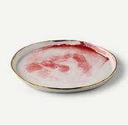 Red Apricity Appetizer Plate