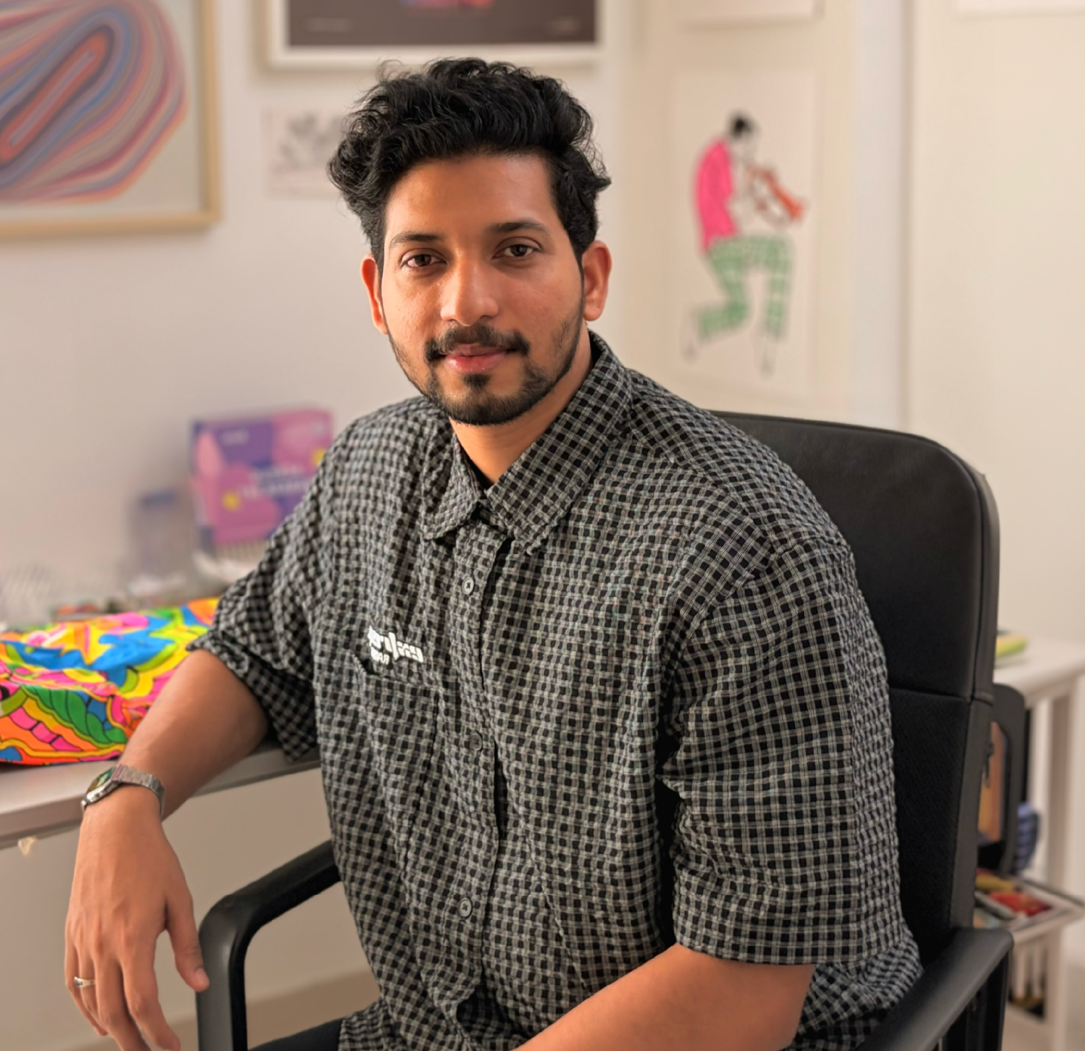 Illustrator Muhammed Sajid uses colour to build his visually evocative world of illustrations