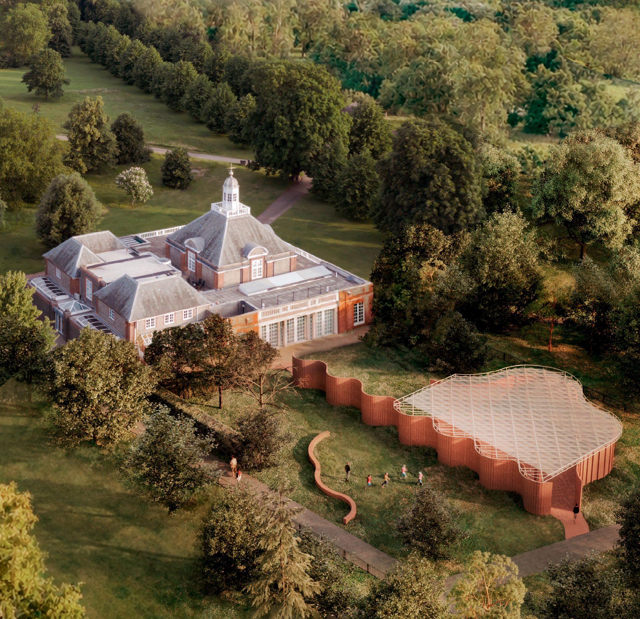 Serpentine Pavilion’s 2026 edition by LANZA atelier returns to the intelligence of the wall