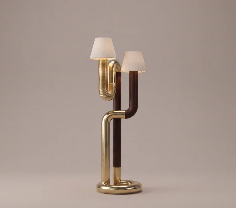 THE SCULPTURAL DUAL FLOOR LAMP
