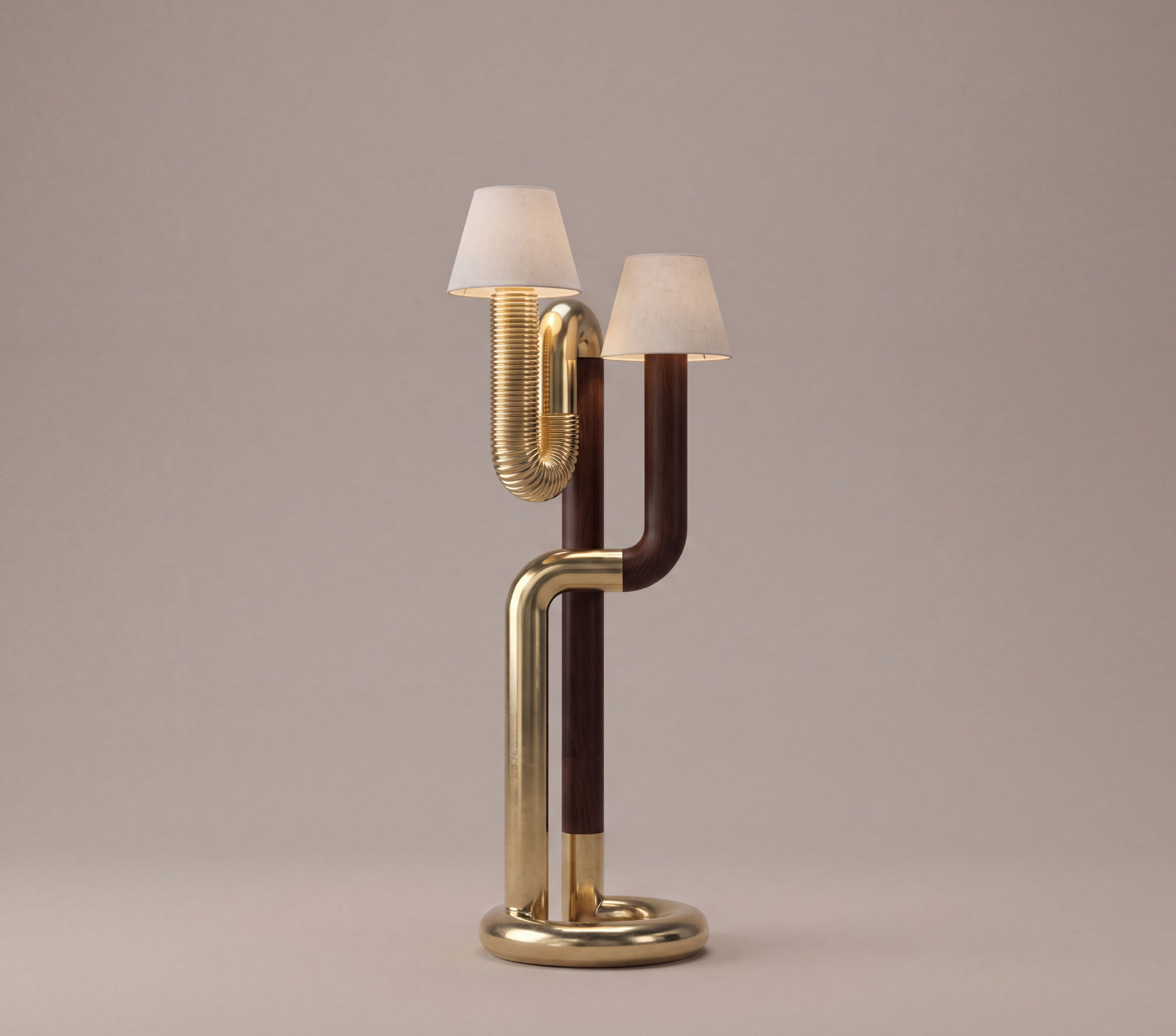 THE SCULPTURAL DUAL FLOOR LAMP