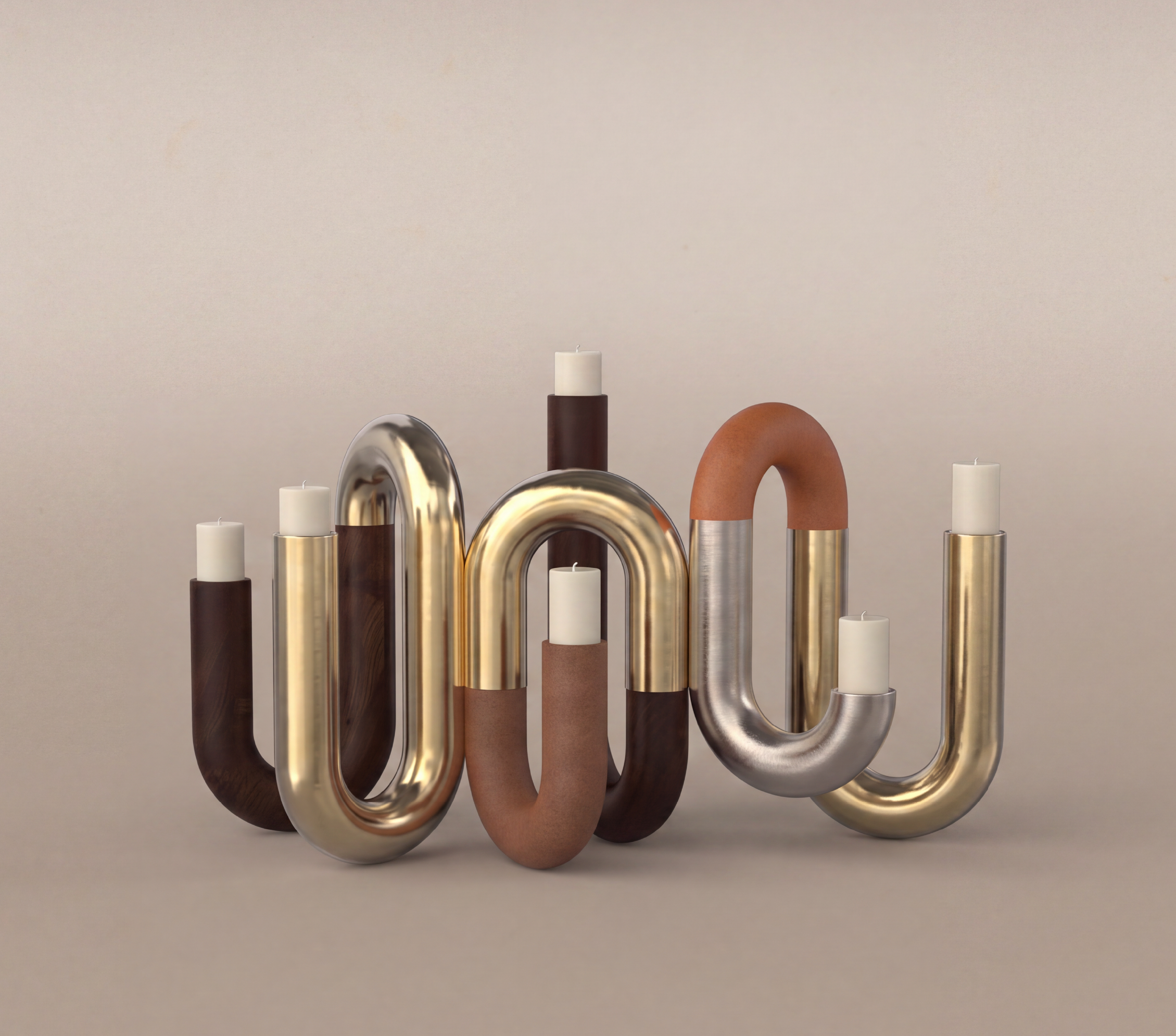 THE SCULPTURAL PILLAR CANDLE HOLDER