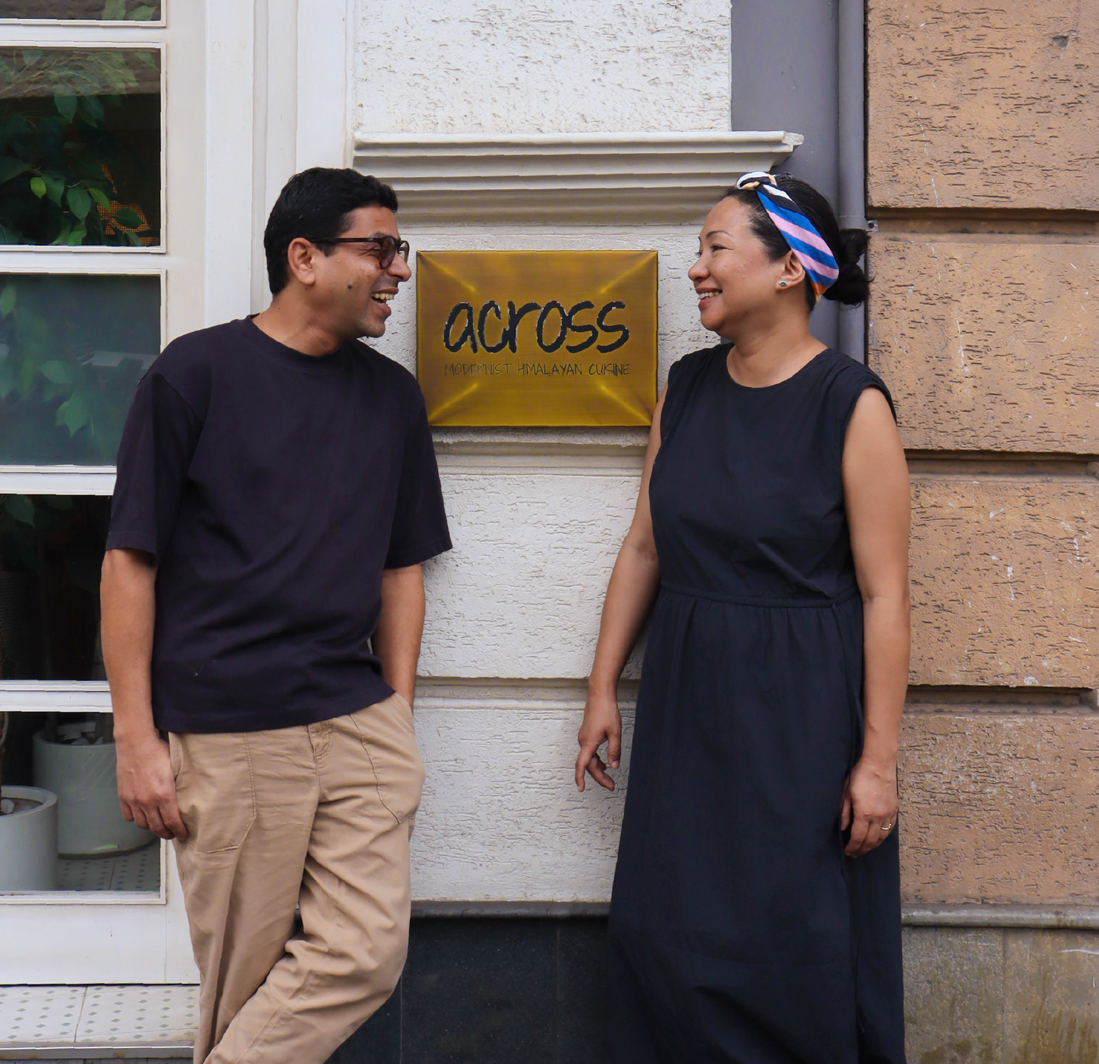 Chefs Prakriti Lama and Viraf Patel dig deep into their diverse cultural heritage and distinct lived experiences at Across, their restaurant that serves Himalayan inspired cuisine