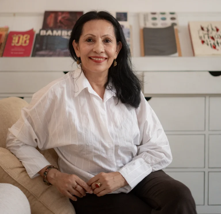 Jesmina Zeliang has spent over three decades bringing traditional Naga textiles into modern weaves